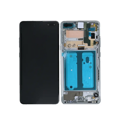Galaxy S10 5G Silber OLED Display Bildschirm - SM-G977B / GH82-20442A / GH82-20567A (Service Pack)