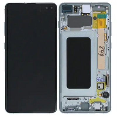 Galaxy S10 Plus Grün OLED Display Bildschirm - SM-G975F / GH82-18849E / GH82-18834E (Service Pack)