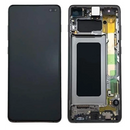 Galaxy S10 Plus Schwarz OLED Display Bildschirm - SM-G975F / GH82-18849A / GH82-18834A (Service Pack)