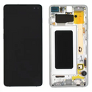 Galaxy S10 Plus Weiß OLED Display Bildschirm - SM-G975F / GH82-18849B / GH82-18834B (Service Pack)