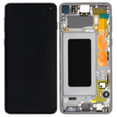 Galaxy S10 Silber OLED Display Bildschirm - SM-G973F / GH82-18850G / GH82-18835G (Service Pack)