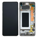 Galaxy S10 Weiß OLED Display Bildschirm - SM-G973F / GH82-18850B / GH82-18835B (Service Pack)