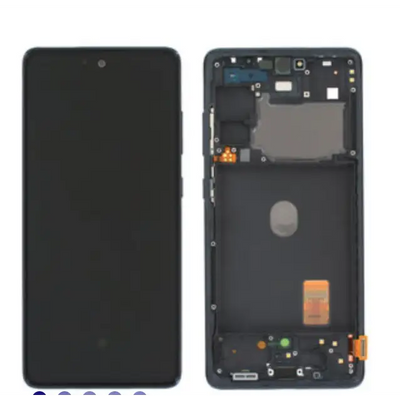 Galaxy S20 FE / Galaxy S20 FE 5G Cloud Navy OLED Display Bildschirm - SM-G780-NF / GH82-24219A / GH82-24220A / GH82-24214A / GH82-24215A  (Service Pack)