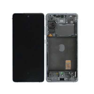Galaxy S20 FE / Galaxy S20 FE 5G Cloud Weiß OLED Display Bildschirm - SM-G780-NF / GH82-24219B / GH82-24220B / GH82-24214B / GH82-24215B  (Service Pack)