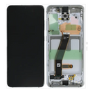 Galaxy S20 Plus / Galaxy S20 Plus 5G Cloud Weiß OLED Display Bildschirm - SM-G985F / GH82-22134B / GH82-22145B (Service Pack)