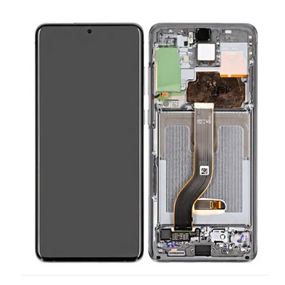 Galaxy S20 Plus / Galaxy S20 Plus 5G Cosmic Grau OLED Display Bildschirm - SM-G985F / GH82-22134E / GH82-22145E (Service Pack)