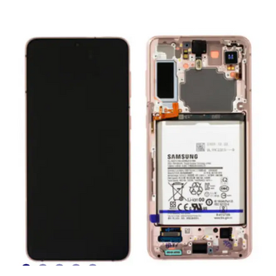Galaxy S21 Phantom Rosa OLED (including Batterie - Akku) Touchscreen - SM-G991B / GH82-24716D / GH82-24718D (Service Pack)