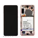 Galaxy S21 Phantom Rosa OLED (including Batterie - Akku) Touchscreen - SM-G991B / GH82-24716D / GH82-24718D (Service Pack)