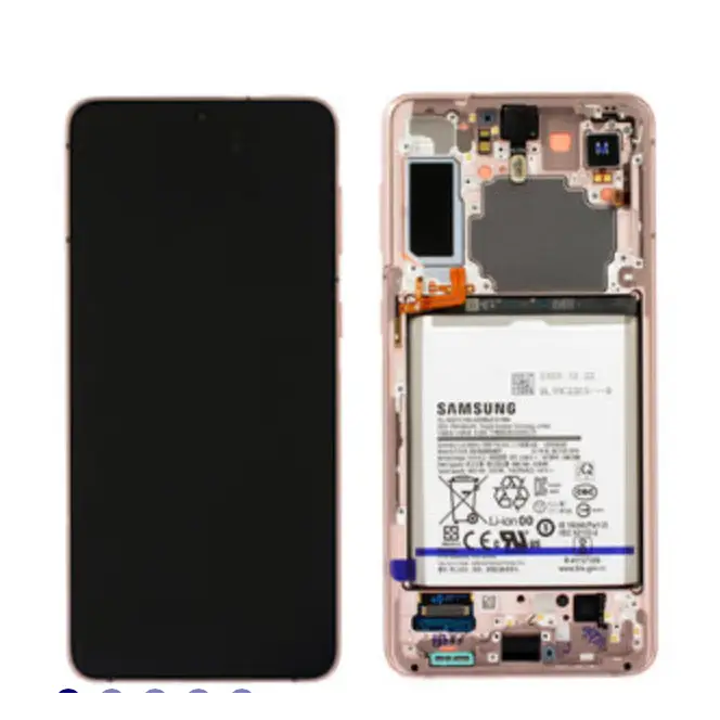 Galaxy S21 Phantom Rosa OLED (including Batterie - Akku) Touchscreen - SM-G991B / GH82-24716D / GH82-24718D (Service Pack)