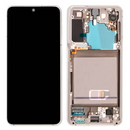 Galaxy S21 Phantom Weiß OLED Display Bildschirm - SM-G991B / GH82-24544C (Service Pack)