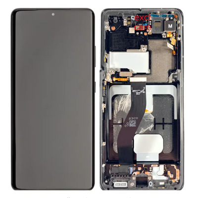 Galaxy S21 Ultra Phantom Schwarz OLED Display Bildschirm - SM-G998B / GH82-26035A / GH82-26036A (Service Pack)