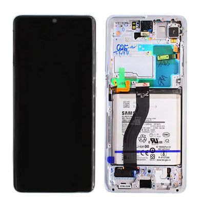 Galaxy S21 Ultra Phantom Silber OLED (including Batterie - Akku) Touchscreen - SM-G998B / GH82-24591B / GH82-24589B / GH82-24925B / GH82-24590B (Service Pack)