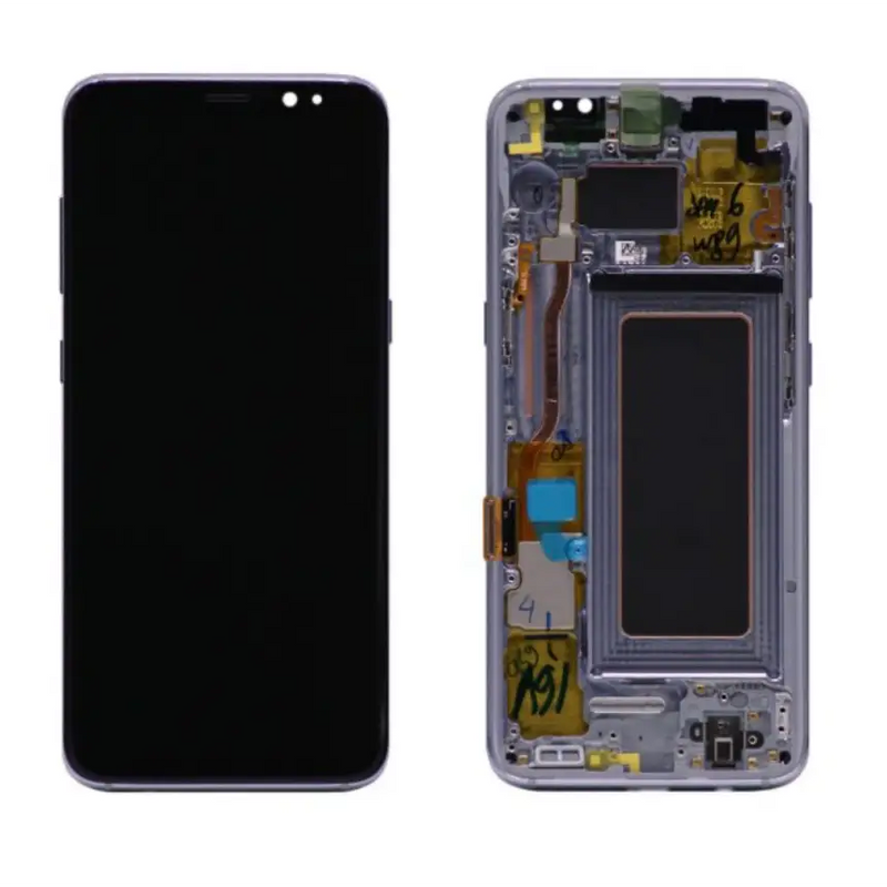 Galaxy S8 Orchid Grau OLED Display Bildschirm - SM-G950 / GH97-20457C / GH97-20473C (Refurbished)