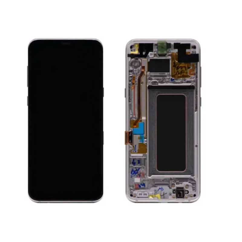 Galaxy S8 Plus Silber OLED Display Bildschirm - SM-G955 / GH97-20470B / GH97-20564B (Service Pack)