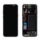 Galaxy S8 Schwarz OLED Display Bildschirm - SM-G950 / GH97-20457A / GH97-20473A (Service Pack)
