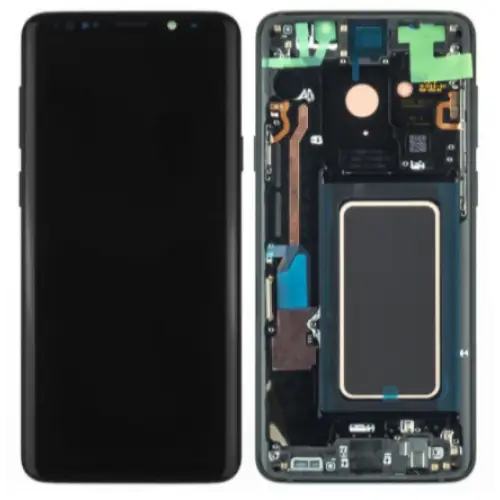Galaxy S9 Blau OLED Display Bildschirm - SM-G960F / GH97-21696D / GH97-21697D (Refurbished)