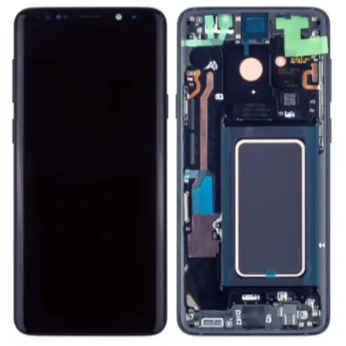 Galaxy S9 Ice Blau OLED Display Bildschirm - SM-G960F / GH97-21696G (Service Pack)