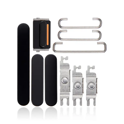 Hard Buttons - Harte Tasten (Power/Volume/Switch) Kompatibel für iPhone 14 Pro / 14 Pro Max (Weltraum Schwarz)