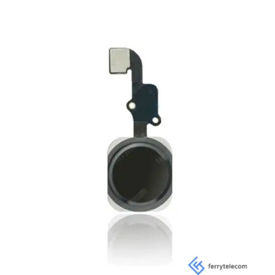 Home Button mit Flex Kompatibel für iPhone 6 / iPhone 6 Plus (Space Grau)
