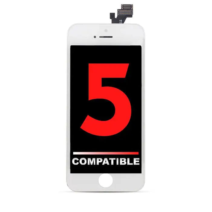 iPhone 5 Kompatibel LCD Assembly Display Bildschirm Weiß