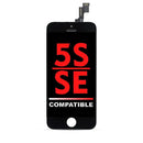 iPhone 5S / iPhone SE (2016) Kompatibel LCD Assembly Display Bildschirm Schwarz