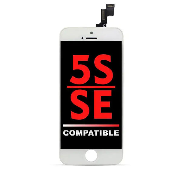 iPhone 5S / iPhone SE (2016) Kompatibel LCD Assembly Display Bildschirm Weiß