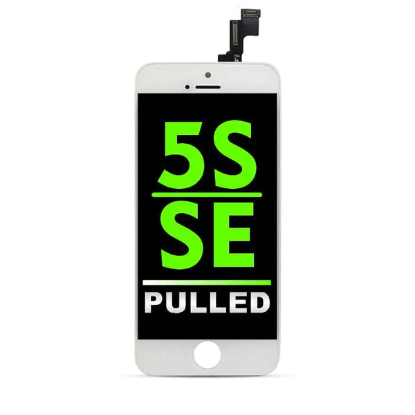 iPhone 5S / iPhone SE (2016) Pulled LCD Assembly Display Bildschirm Weiß
