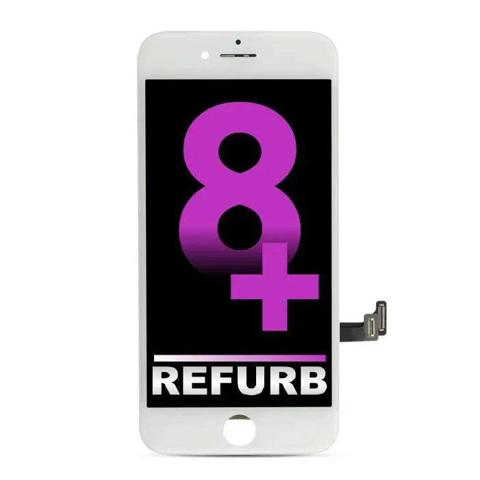 iPhone 8 Plus Refurbished LCD Assembly Display Bildschirm Weiß C11/FC7 (Toshiba)