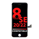 iPhone 8 / iPhone SE (2020/2022) Kompatibel LCD Assembly Display Bildschirm Schwarz