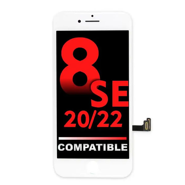 iPhone 8 / iPhone SE (2020/2022) Kompatibel LCD Assembly Display Bildschirm Weiß