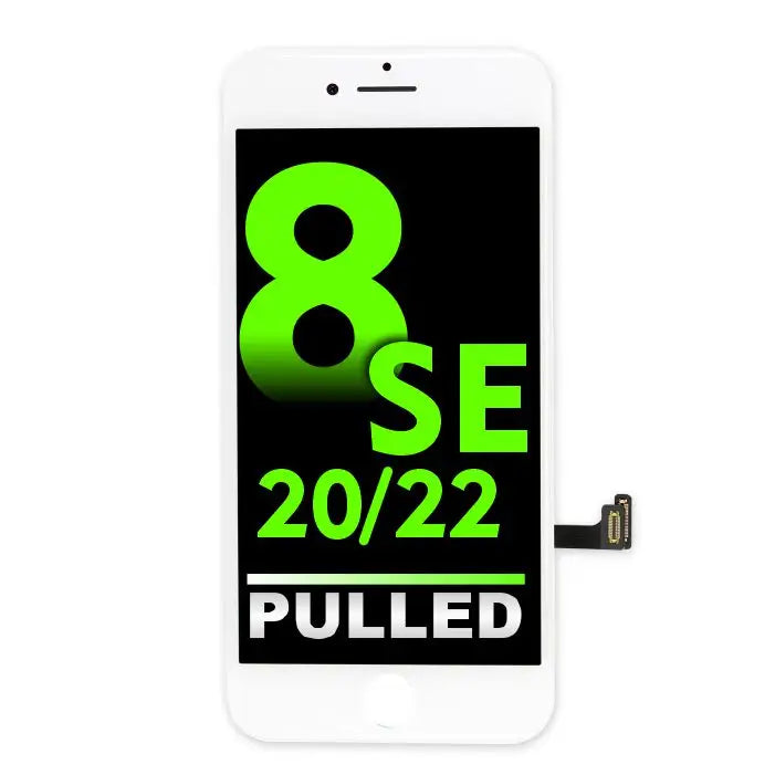 iPhone 8 / iPhone SE (2020/2022) Pulled LCD Assembly Display Bildschirm Weiß