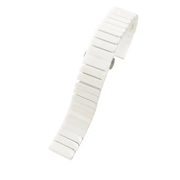 Keramik Stahl Armband für Apple Watch (42/44/45,49mm) - Weiß