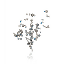 Komplett Schraube Sett Kompatibel für iPhone 11 Pro -