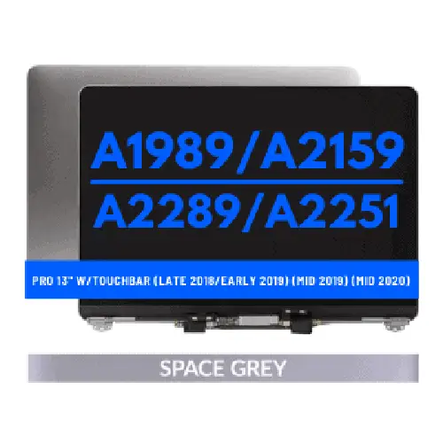 Komplette LCD - Display Assembly (A1989: Ende 2018 / Anfang