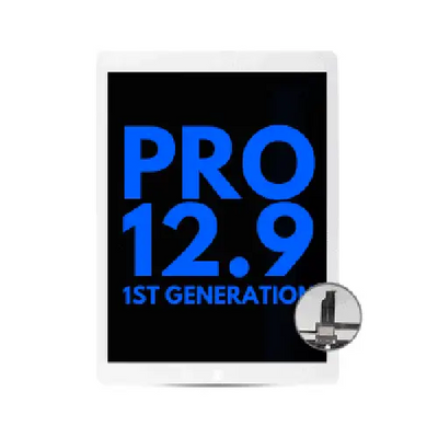 LCD Assembly Display Bildschirm mit Touchscreen Glas - Digitizer & Daughter Board Flex Pre-Installed für iPad Pro 12.9" (1st Gen / 2015) (Weiß)