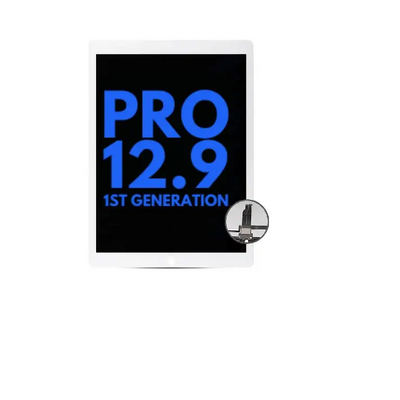 LCD Assembly Display Bildschirm mit Touchscreen Glas - Digitizer & Daughter Board Flex Pre-Installed für iPad Pro 12.9" (1st Gen / 2015) (Weiß)