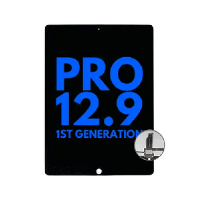 LCD Assembly Display Bildschirm mit Touchscreen Glas - Digitizer & Daughter Board Flex Pre-Installed für iPad Pro 12.9" (1st Gen / 2015) (Schwarz)