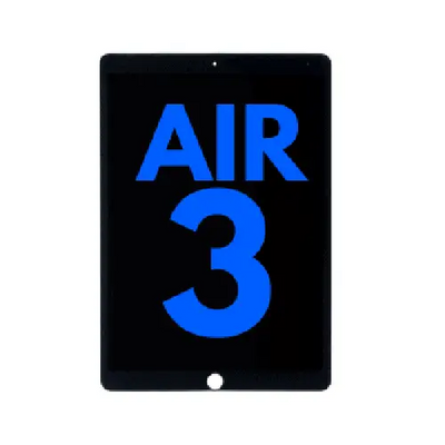 LCD Assembly Display Bildschirm mit Touchscreen Glas - Digitizer für iPad Air 3 (Refurbished) (Schwarz)