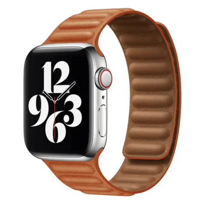 Leder Armband für Apple Watch (38/40/41mm) - Größe S/M (220mm) - Hellbraun