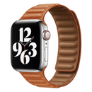 Leder Armband für Apple Watch (42/44/45,49mm) - Größe M/L (230mm) - Hellbraun