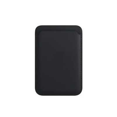 Magnetische Leder Wallet Mit MagSafe - Schwarz