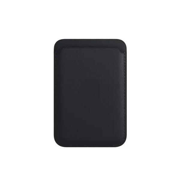 Magnetische Leder Wallet Mit MagSafe - Schwarz