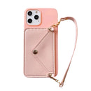 Rosa Handtasche Case Hülle für iPhone 12 / iPhone 12 Pro
