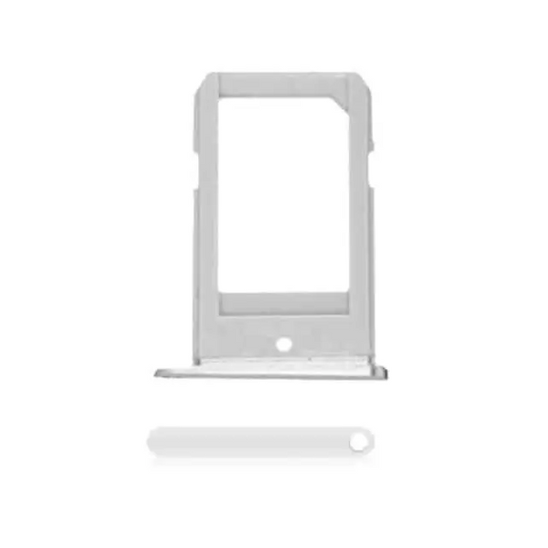 Sim Card Tray für Samsung Galaxy S6 Edge (Silber) - Sim Tray