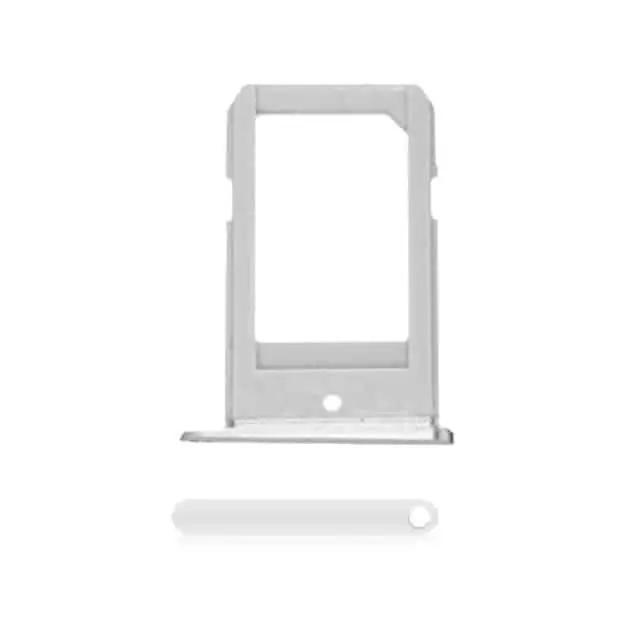 Sim Card Tray für Samsung Galaxy S6 Edge (Silber) - Sim Tray