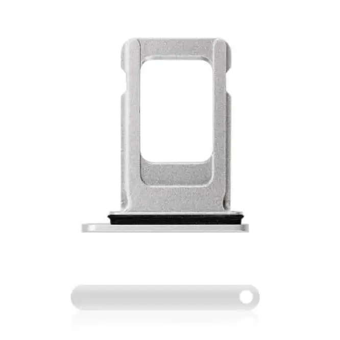 SIM Card Tray Kompatibel für iPhone XR (Weiß) - Sim Tray