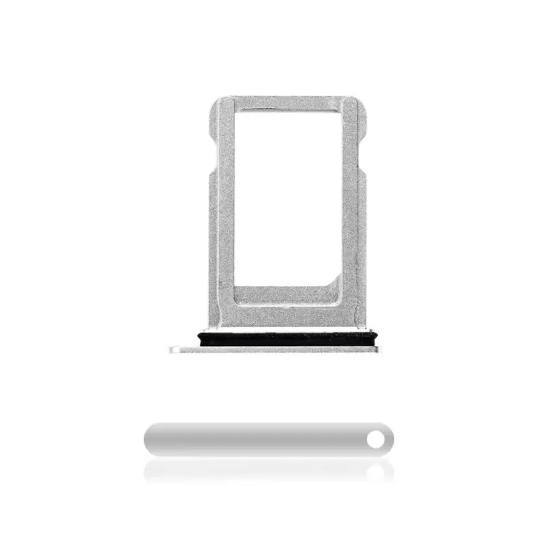 SIM Card Tray Kompatibel für iPhone XS (Silber) - Sim Tray