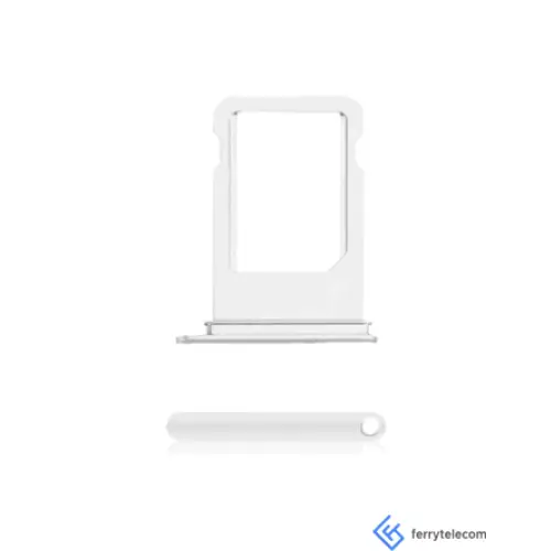 Sim Tray Karten Kompatibel für iPhone 6S (Silber) - Sim Tray