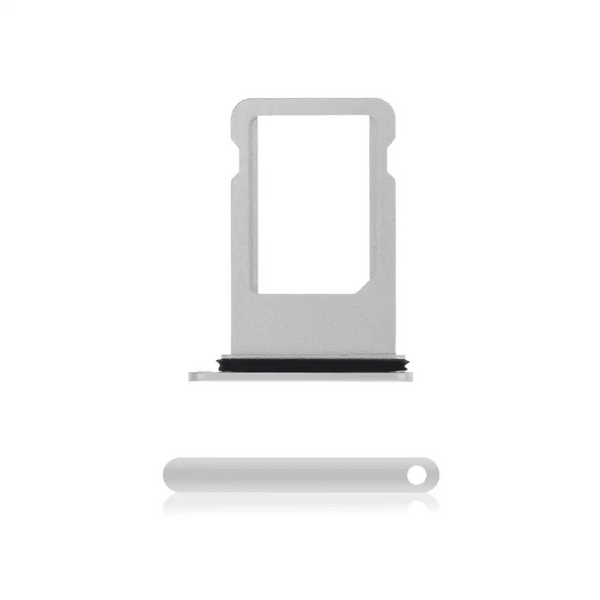 Sim Tray Karten Kompatibel für iPhone 7 Plus (Silber) - Sim