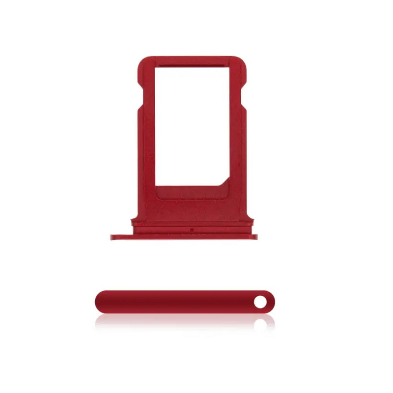 Sim Tray Karten Kompatibel für iPhone 8 Plus (Rot) - Sim